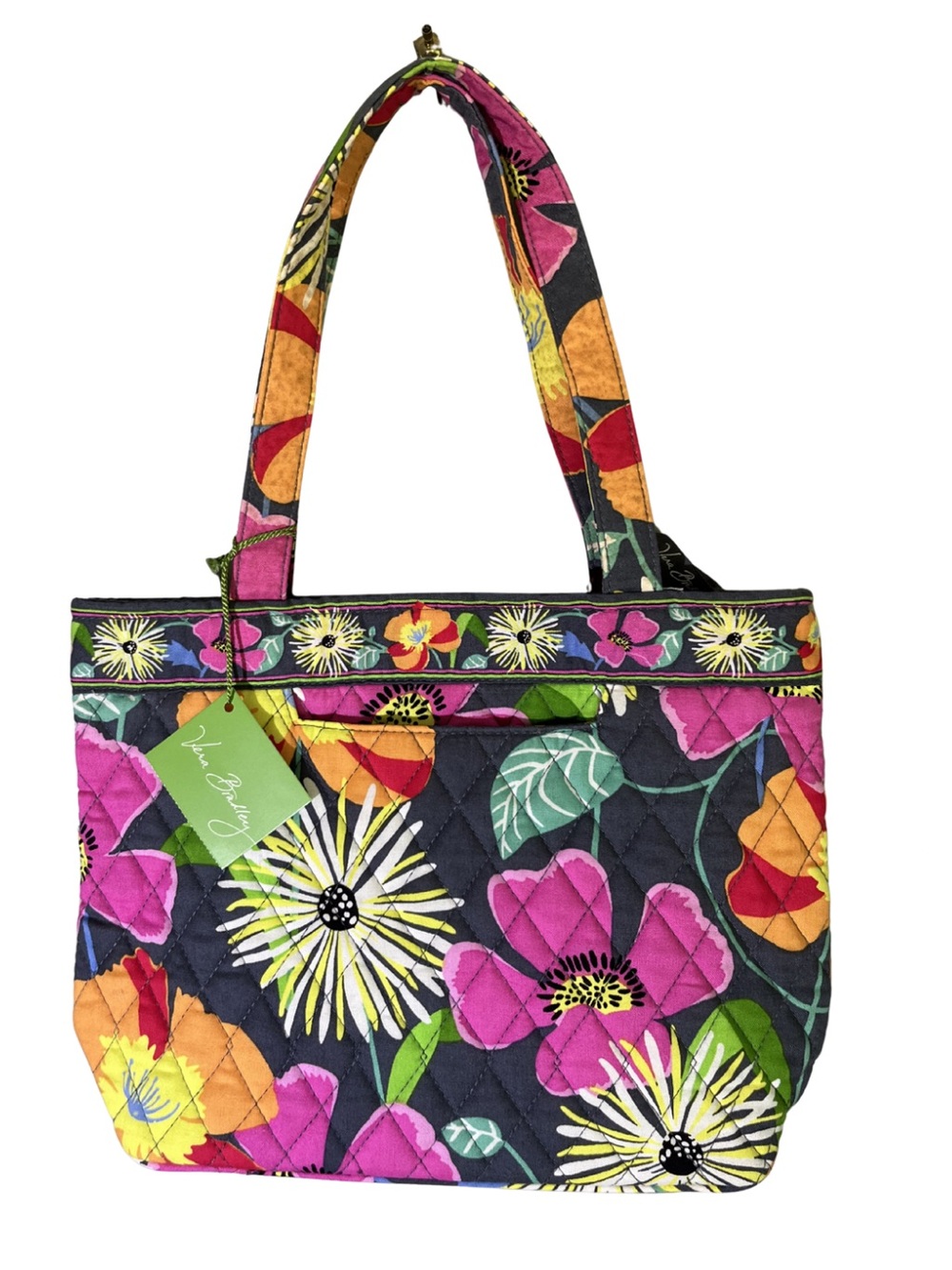 NWT Vera Bradley Jazzy Blooms Petite Tote • Retired Floral Pattern Bag